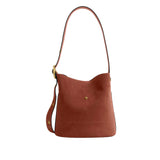 COACH Suede Bleecker Bucket Handbag