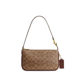 COACH Signature Canvas Plaza Shoulder Handbag