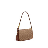 COACH Signature Canvas Plaza Shoulder Handbag