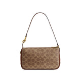 COACH Signature Canvas Plaza Shoulder Handbag