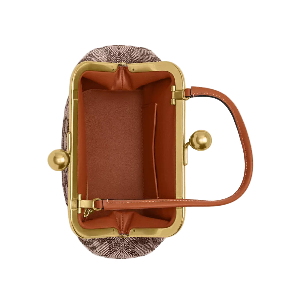 Coach Kisslock Frame Handbag