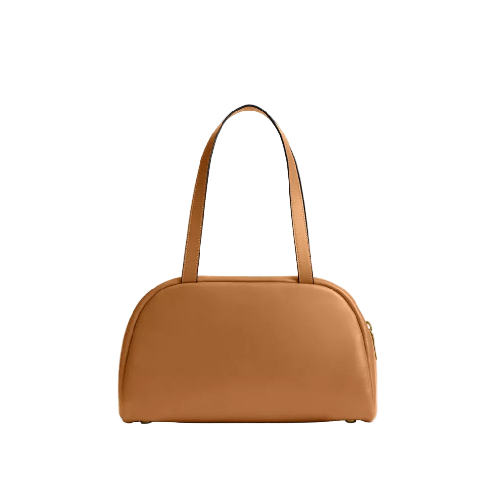 バッグ COACH accessory pouch brown Coach Signature East West Pop Up Khaki Brown Crossbody Purse