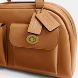 Coach Twin Pocket Shoulder Handbag