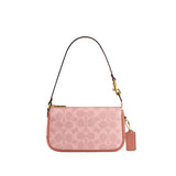 COACH Signature Canvas Plaza 18 Shoulder Handbag