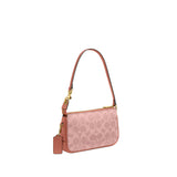 COACH Signature Canvas Plaza 18 Shoulder Handbag