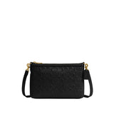 Coach Box Program Patent Signature Legacy Zip Top Crossbody Handbag
