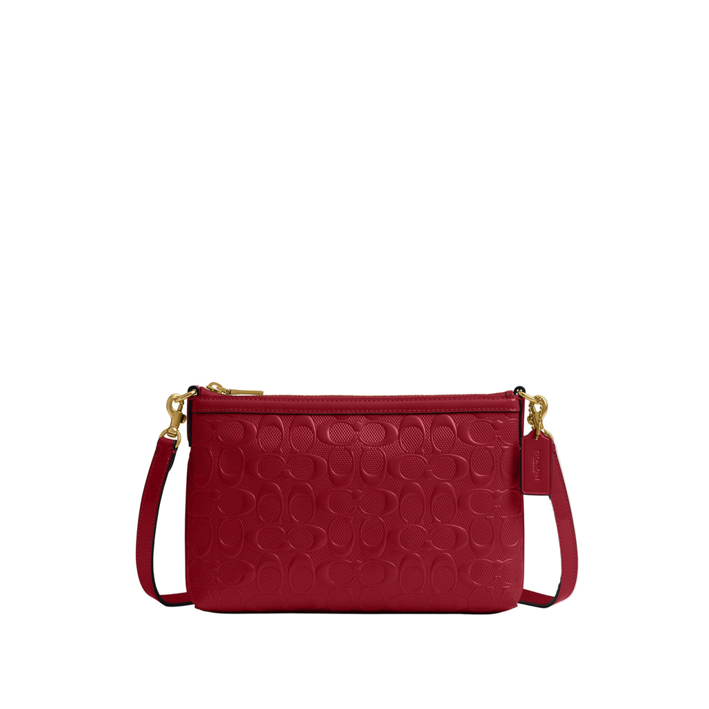 Coach Box Program Patent Signature Legacy Zip Top Crossbody