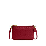 Coach Box Program Patent Signature Legacy Zip Top Crossbody Handbag