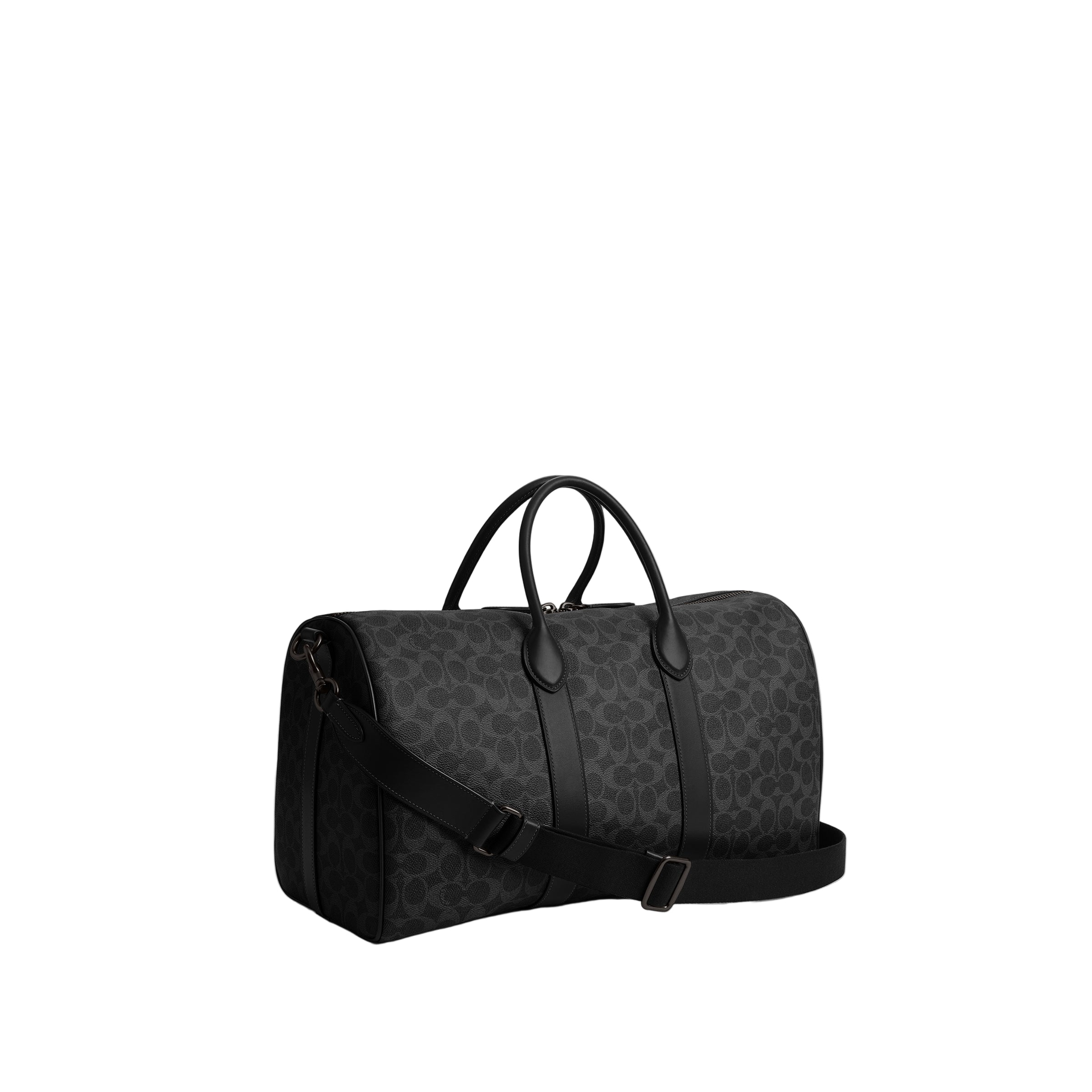 COACH Signature Canvas Compass 45 Duffle Bag