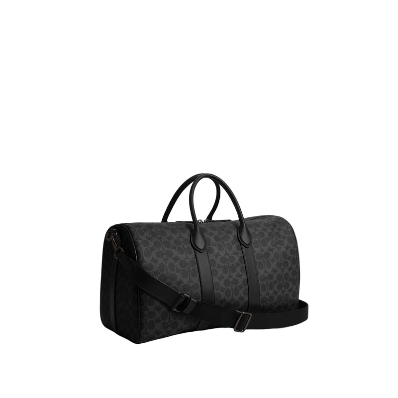 COACH Signature Canvas Compass 45 Duffle Bag