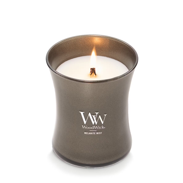 WoodWick Medium Hourglass Precious Metals Candle - Melanite Mist