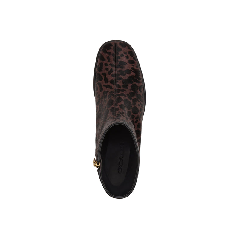 Coach Womens Leopard Print Gigi Bootie Boots