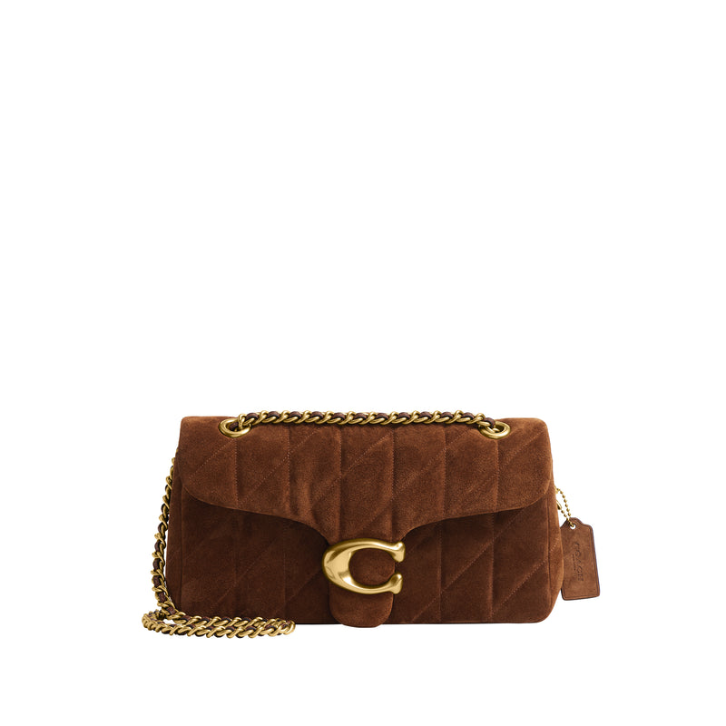 Coach Quilted Suede Tabby 26 Shoulder Handbag