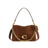 Coach Suede Chain Tabby 30 Shoulder Handbag