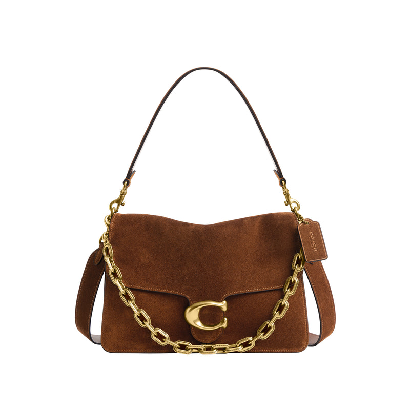 Coach Suede Chain Tabby 30 Shoulder Handbag