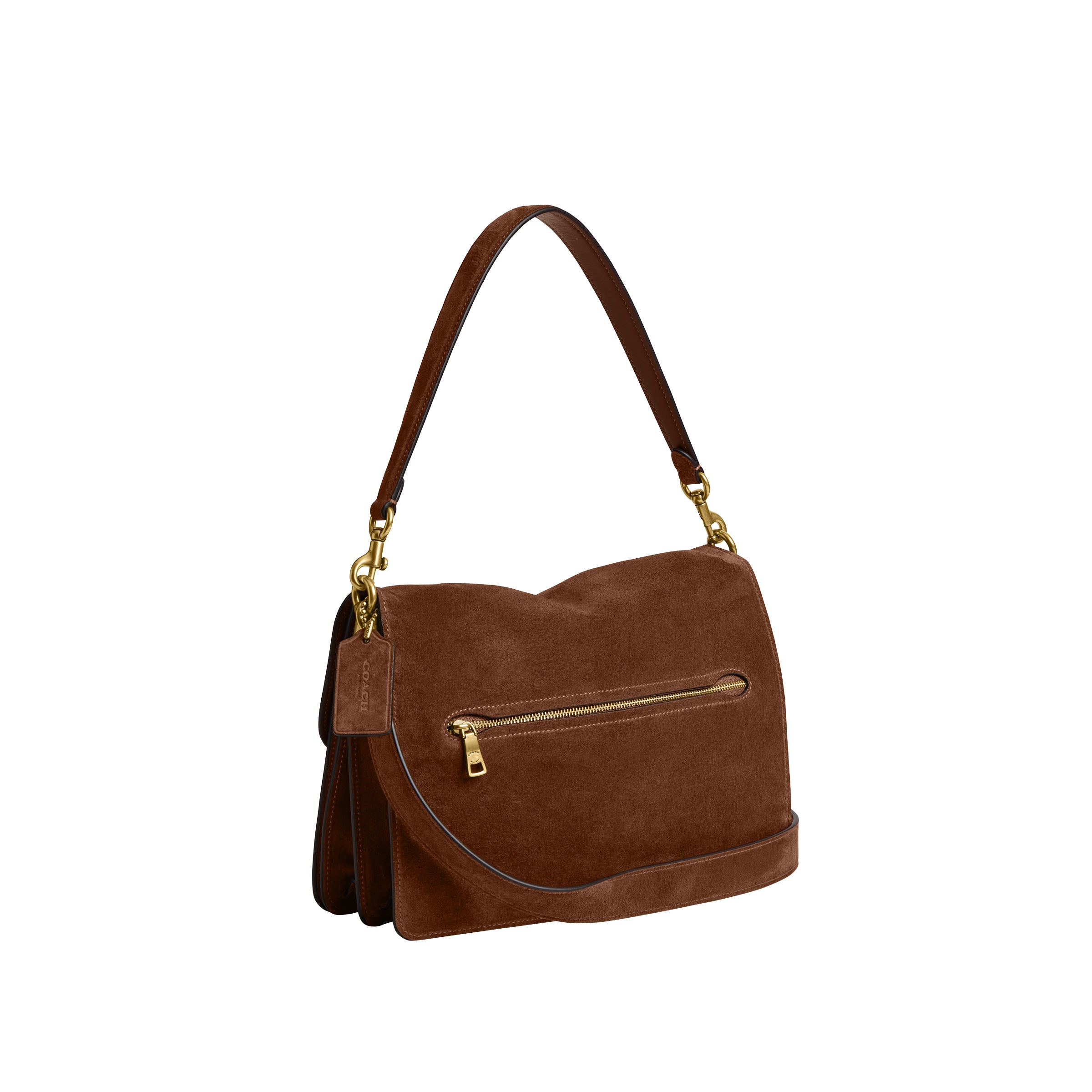 Coach Suede Chain Tabby 30 Shoulder Handbag