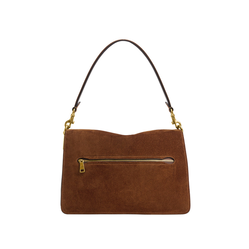 Coach Suede Chain Tabby 30 Shoulder Handbag