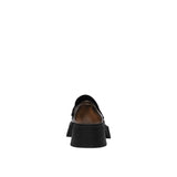 COACH Womens Leah Loved Leather Platform Loafer
