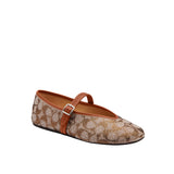 COACH Womens Crystal Signature Jacquard Mary Jane Shoes