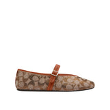 COACH Womens Crystal Signature Jacquard Mary Jane Shoes