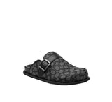 Coach Mens Signature Jacquard Buckle Clogs