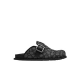 Coach Mens Signature Jacquard Buckle Clogs