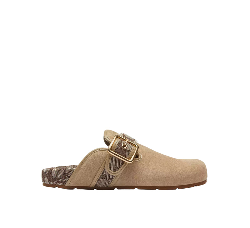 Coach Womens Archival Buckle Clogs