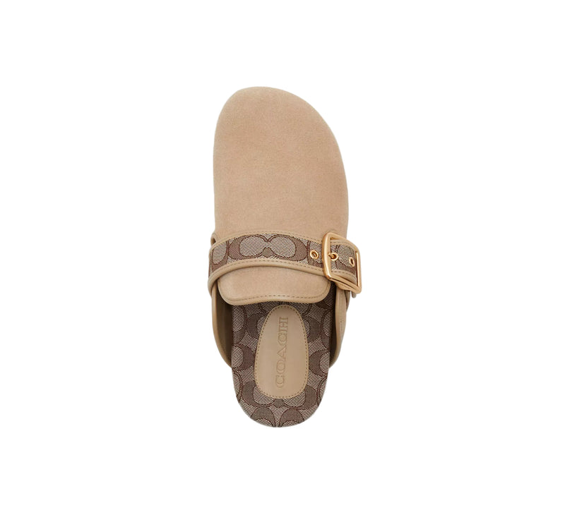 Coach Womens Archival Buckle Clogs