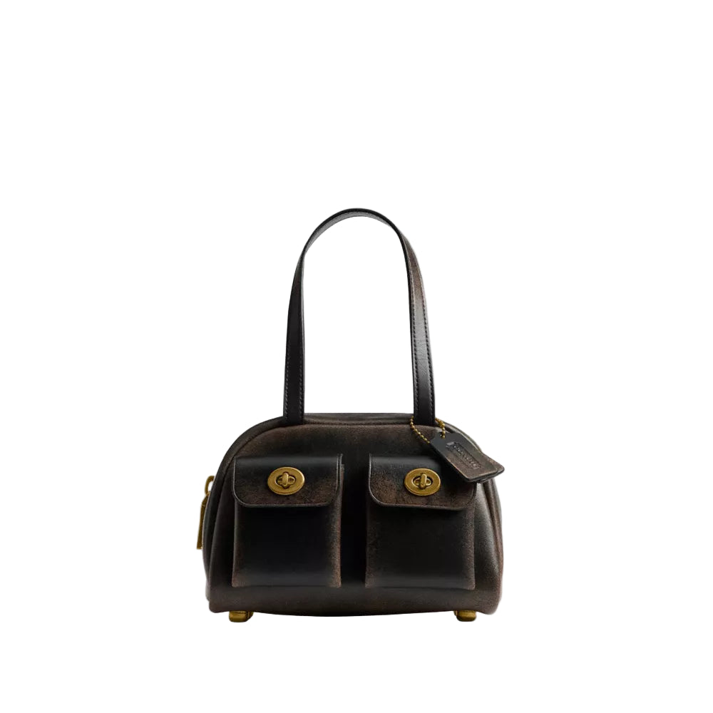 バッグ OLD COACH Business bag Double turn lock COACH Twin Turnlock Bag 20 Loved Leather | Dillard's