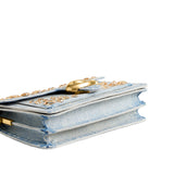 Coach Tabby 26 Denim Crystal Shoulder Handbag