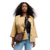 Coach Bleeker 21 Leather Bucket Bag