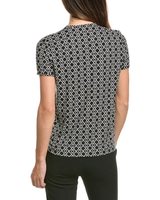 Brooks Brothers Womens Print Short Sleeve T-Shirt