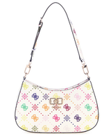 GUESS Emelie Logo Top Zip Small Shoulder Handbag