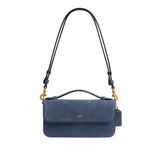 Coach Elora Top Handle Suede Crossbody Handbag