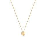 Coach Signature Puffy Heart Pendant Necklace