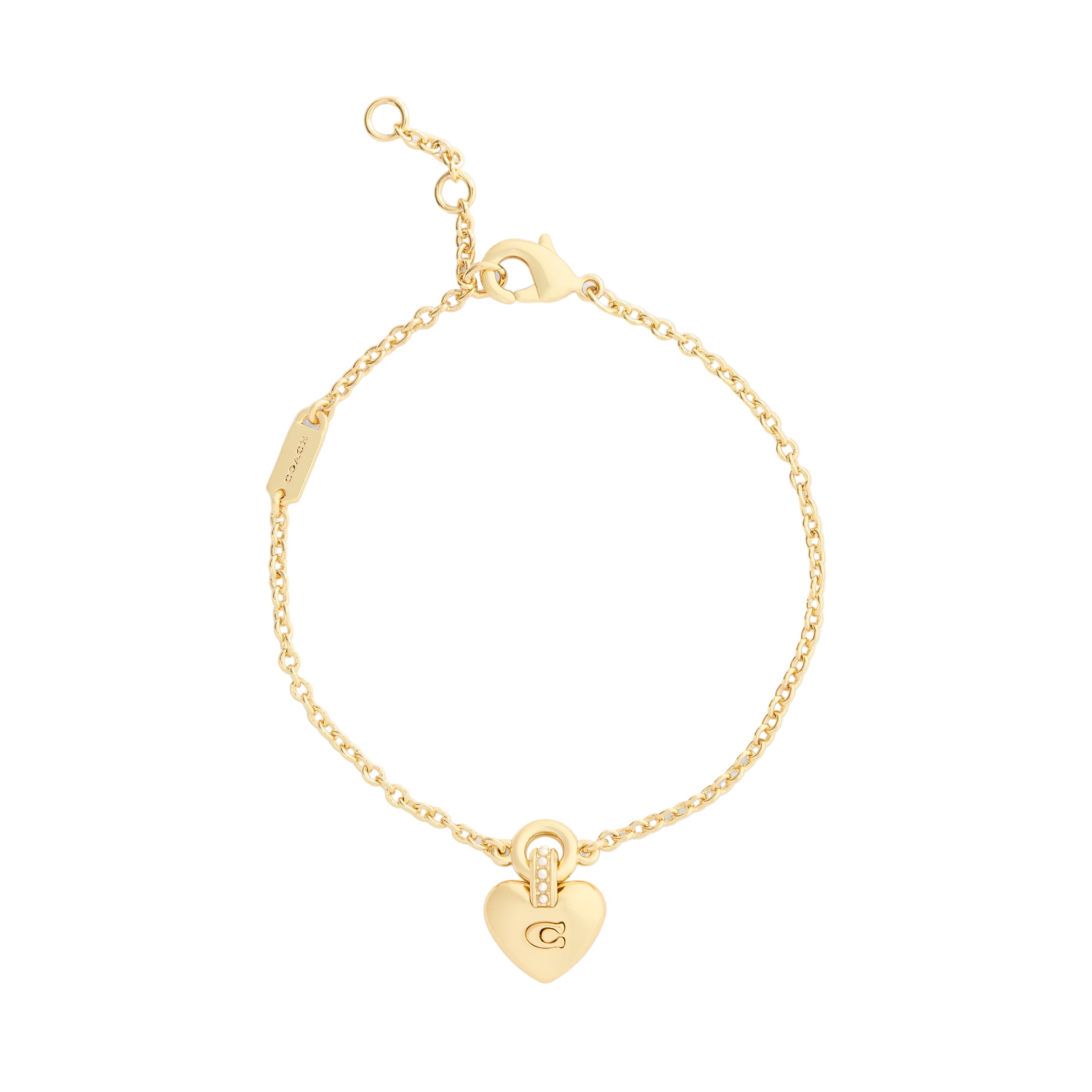 Coach Signature Puffy Heart Linear Bracelet – ShopCGX