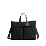 COACH Signature Nylon Lucas Brief Bag