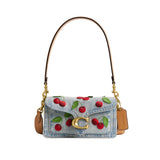 COACH Cherry Embroidery Tabby 20 Shoulder Handbag