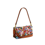 COACH Floral Applique Tabby 26 Shoulder Handbag