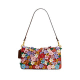 COACH Floral Applique Tabby 26 Shoulder Handbag