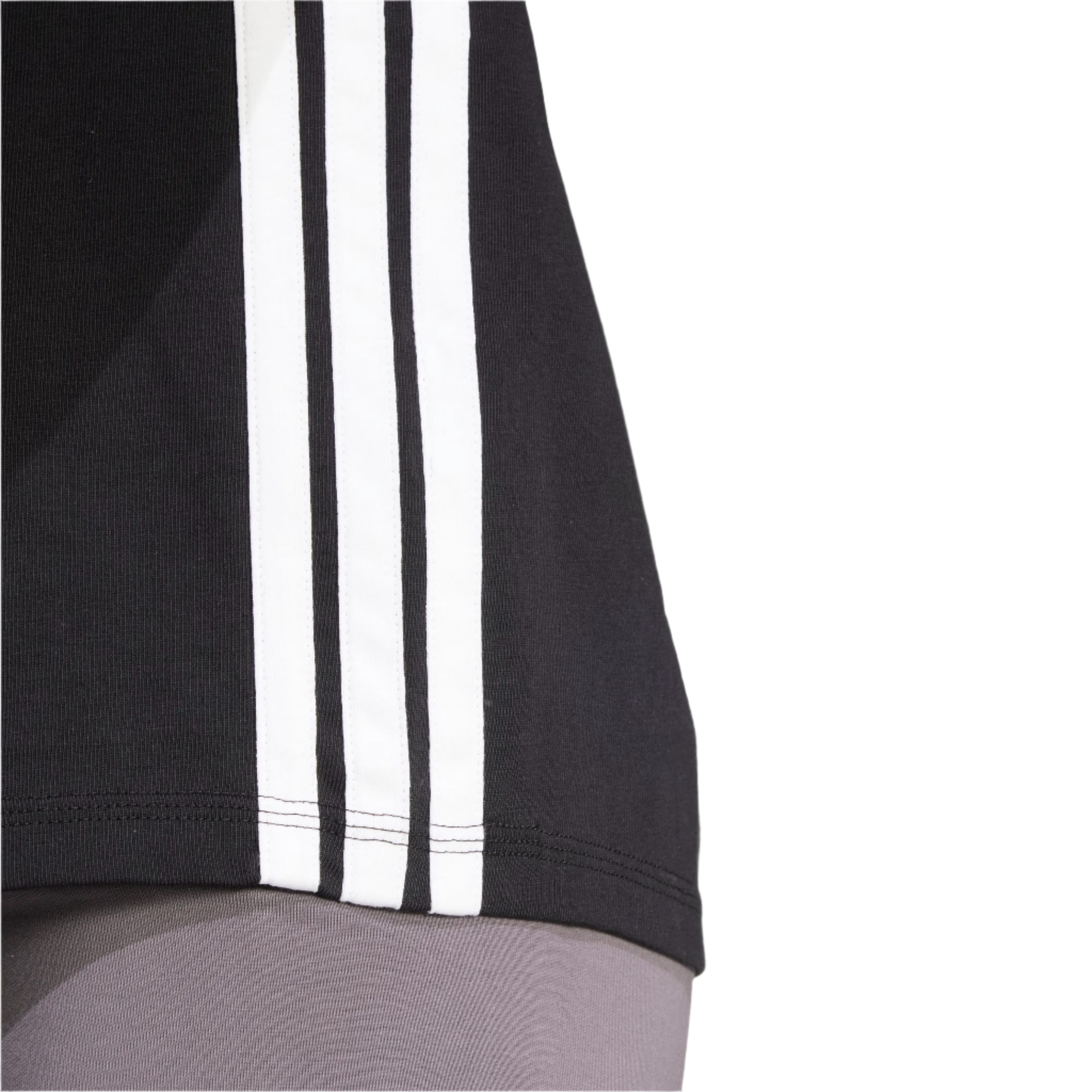 adidas Womens Essentials 3 Stripes Cotton Short Sleeve T-Shirt