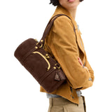 COACH Kisslock Barrel 28 Shoulder Handbag