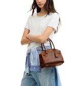 COACH Loved Leather Soft Empire Carryall 21 Shoulder Handbag