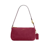 COACH Suede Plaza Shoulder Handbag