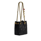 COACH Quilted Jade Drawstring Shoulder Handbag
