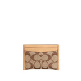 COACH Signature Jacquard Essential Card Case Wallet
