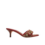 COACH Womens Signature Jacquard Margot Sandals