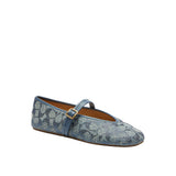 COACH Womens Crystal Signature Denim Mary Jane Shoes