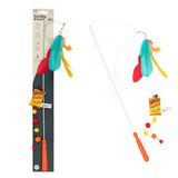 Huxley & Kent Teaser Treatos Snack Cat Wand Toy