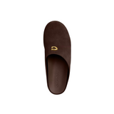 Coach Womens Sculted C Soft Mules